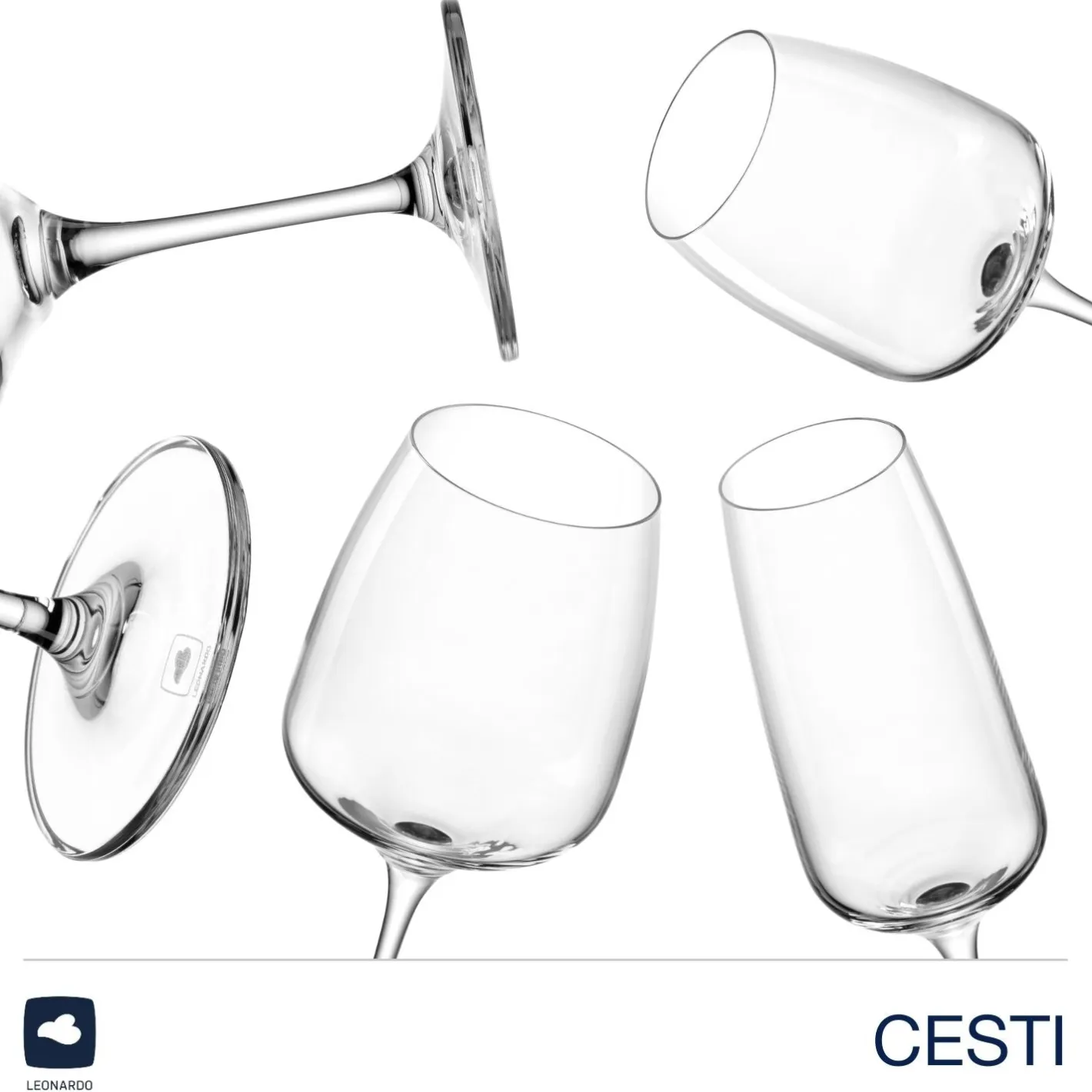 Kelchglasset CESTI 12-teilig + Poliertuch*LEONARDO Online