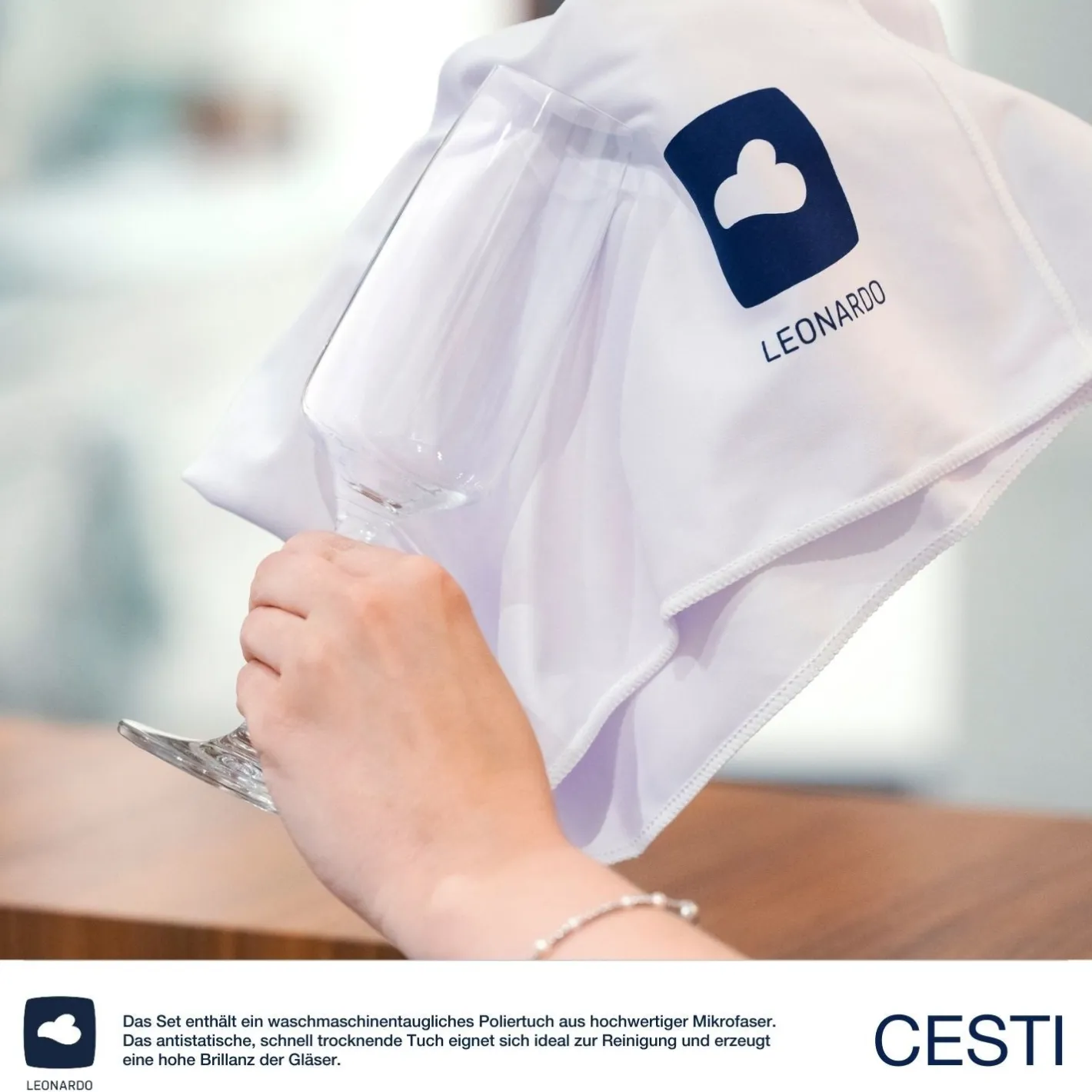Kelchglasset CESTI 12-teilig + Poliertuch*LEONARDO Online