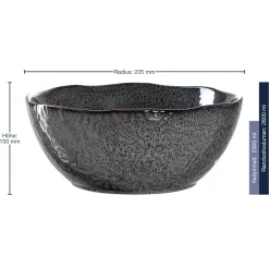 Keramikschale MATERA 24 cm anthrazit*LEONARDO Clearance