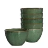 Keramikschale MATERA 15 cm grün 6er-Set*LEONARDO Online