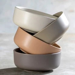 Keramikschale ROMA 16 cm apricot 6er-Set*LEONARDO