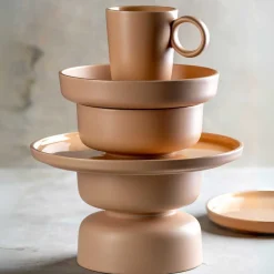 Keramikschale ROMA 16 cm apricot 6er-Set*LEONARDO