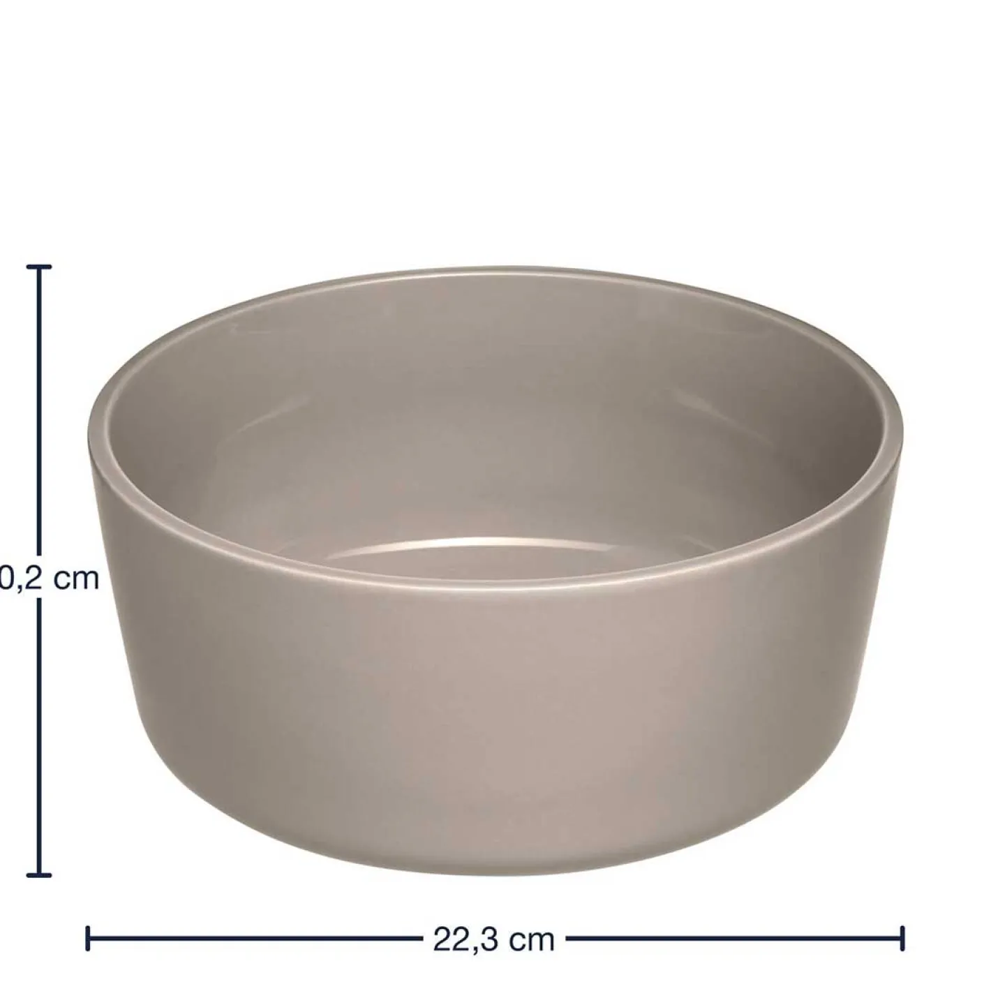 Keramikschale ROMA 23 cm beige*LEONARDO New