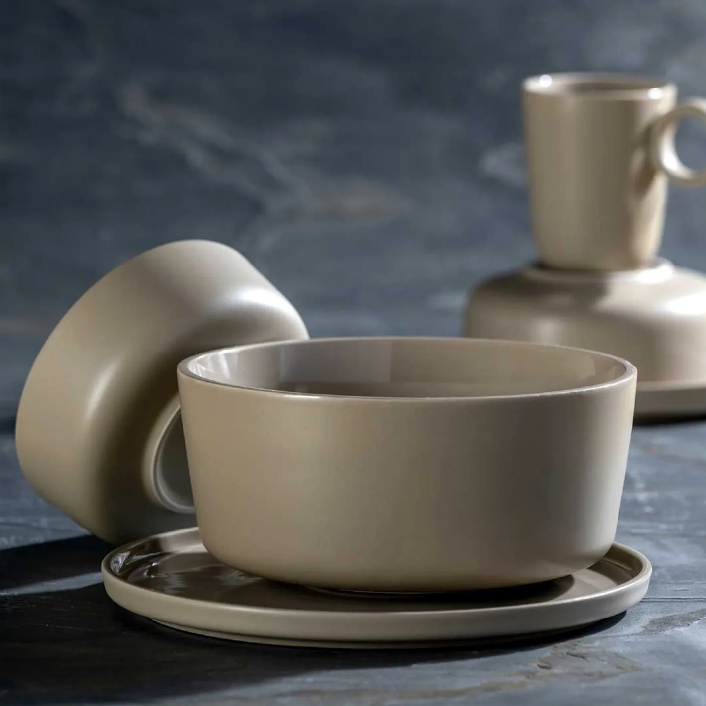 Keramikschale ROMA 23 cm beige*LEONARDO New