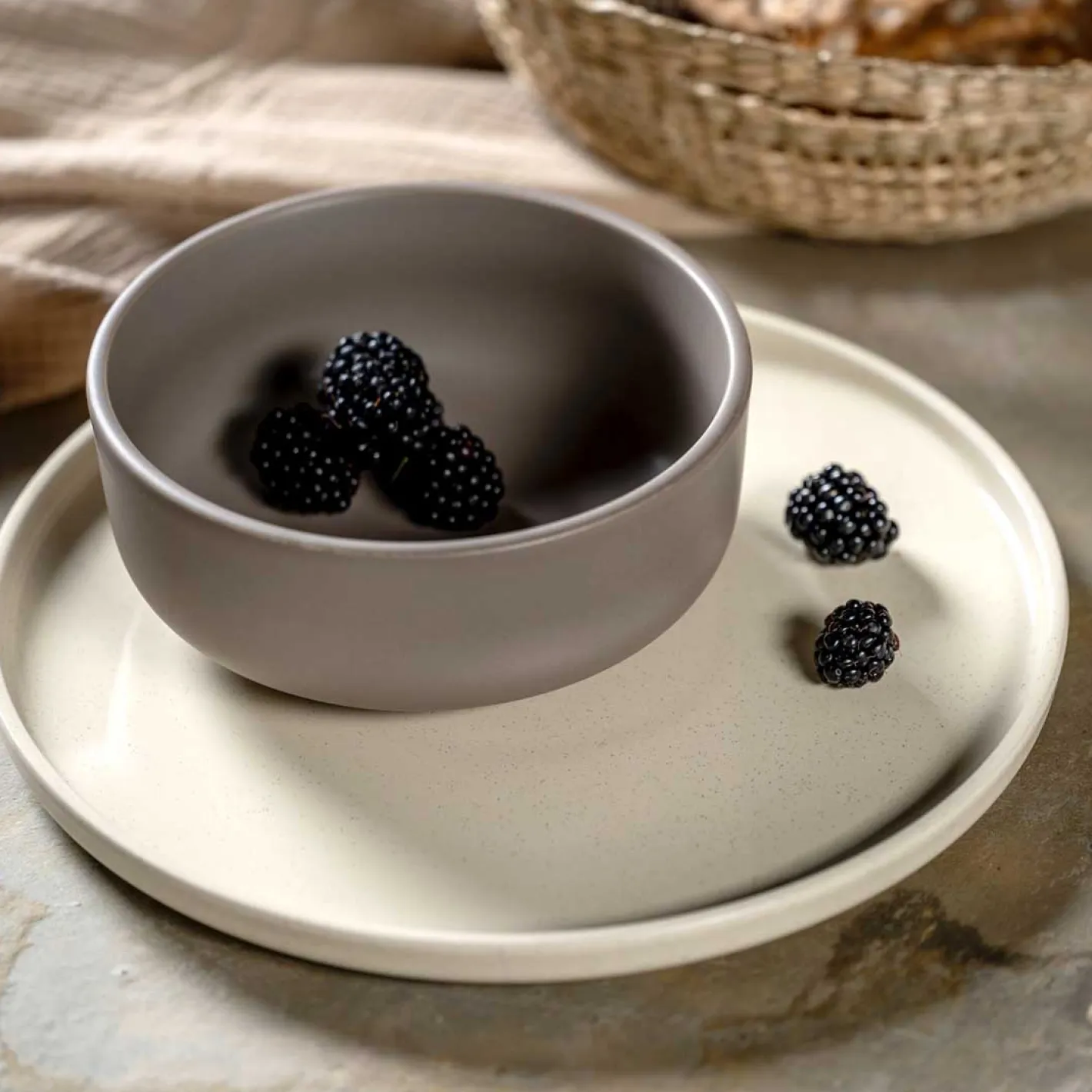 Keramikschale ROMA 16 cm taupe 6er-Set*LEONARDO Hot