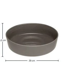 Keramikschale ROMA 30 cm taupe*LEONARDO Clearance