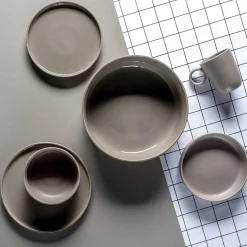 Keramikschale ROMA 30 cm taupe*LEONARDO Clearance