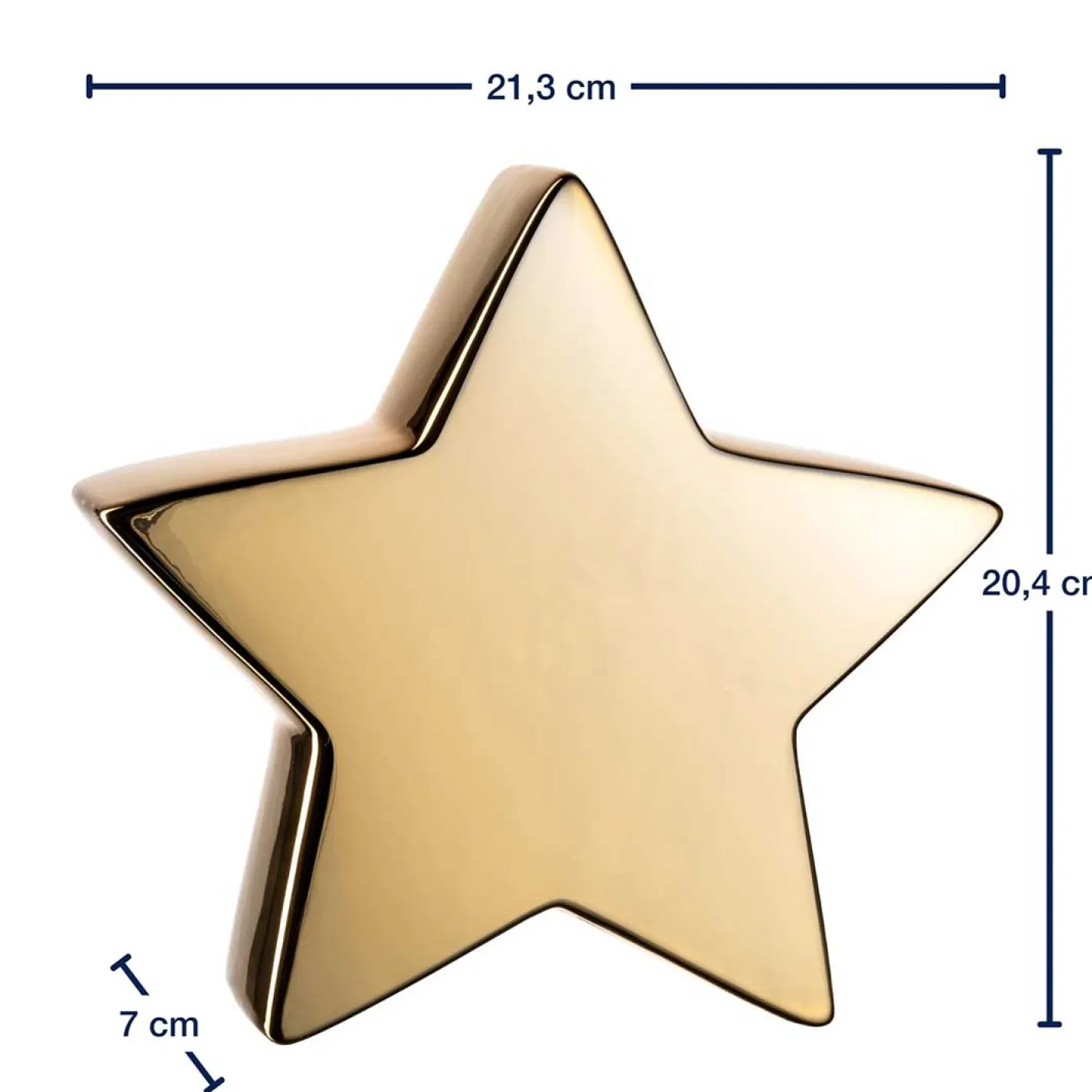 Keramikstern 20 cm gold MAGICO*LEONARDO Outlet