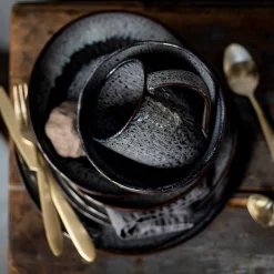 Keramiktasse MATERA 430 ml anthrazit 6er-Set*LEONARDO New