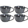 Keramiktasse MATERA 290 ml anthrazit 4er-Set*LEONARDO Outlet
