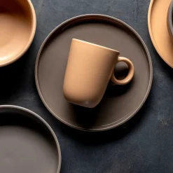 Keramiktasse ROMA 400 ml apricot 6er-Set*LEONARDO Hot