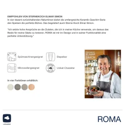 Keramiktasse ROMA 400 ml apricot 6er-Set*LEONARDO Hot