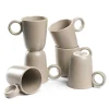 Keramiktasse ROMA 400 ml beige 6er-Set*LEONARDO Discount