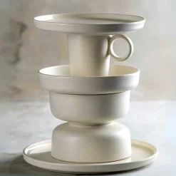 Keramiktasse ROMA 400 ml creme 6er-Set*LEONARDO New