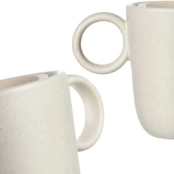 Keramiktasse ROMA 400 ml creme 6er-Set*LEONARDO New