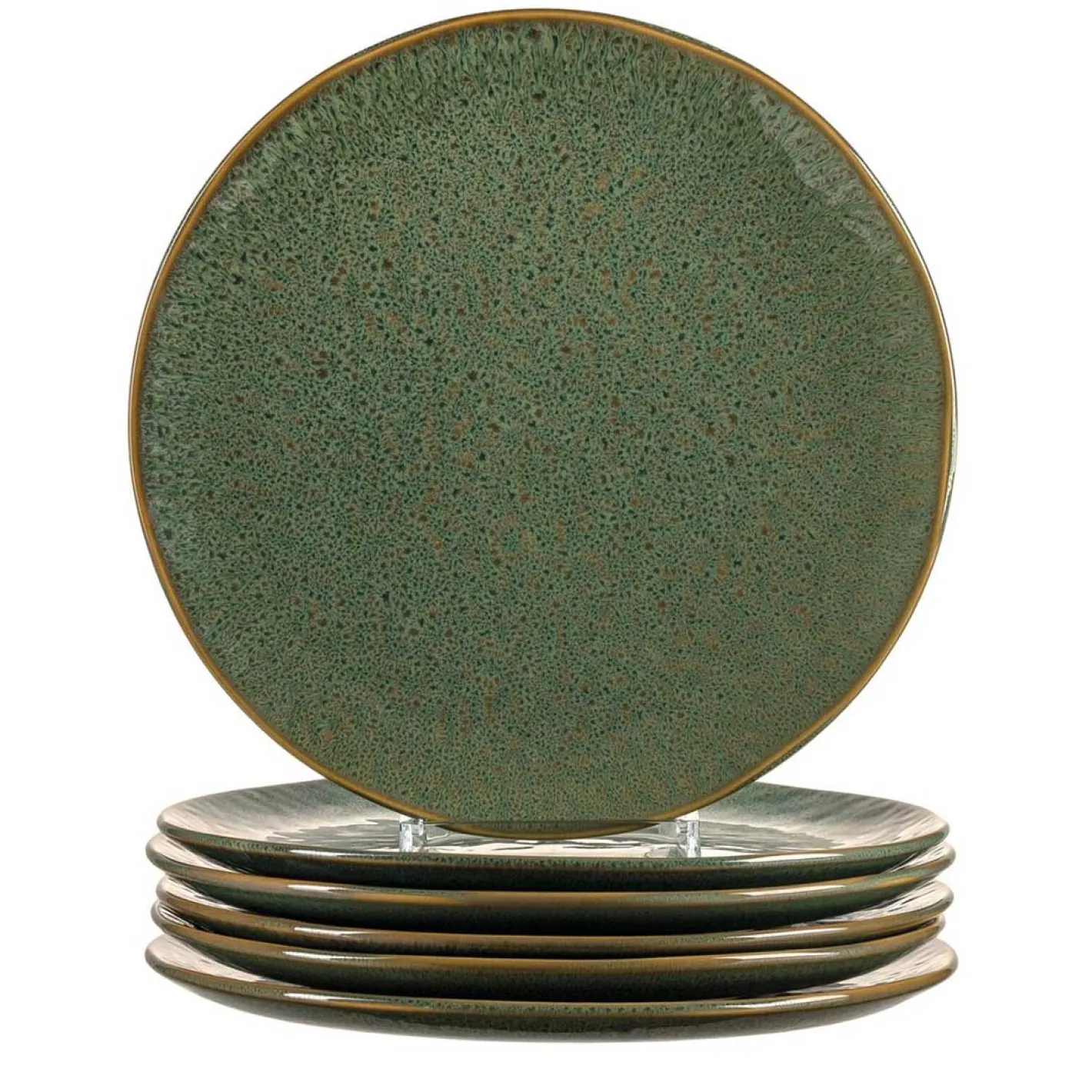 Keramikteller MATERA 27 cm grün 6er-Set*LEONARDO Sale