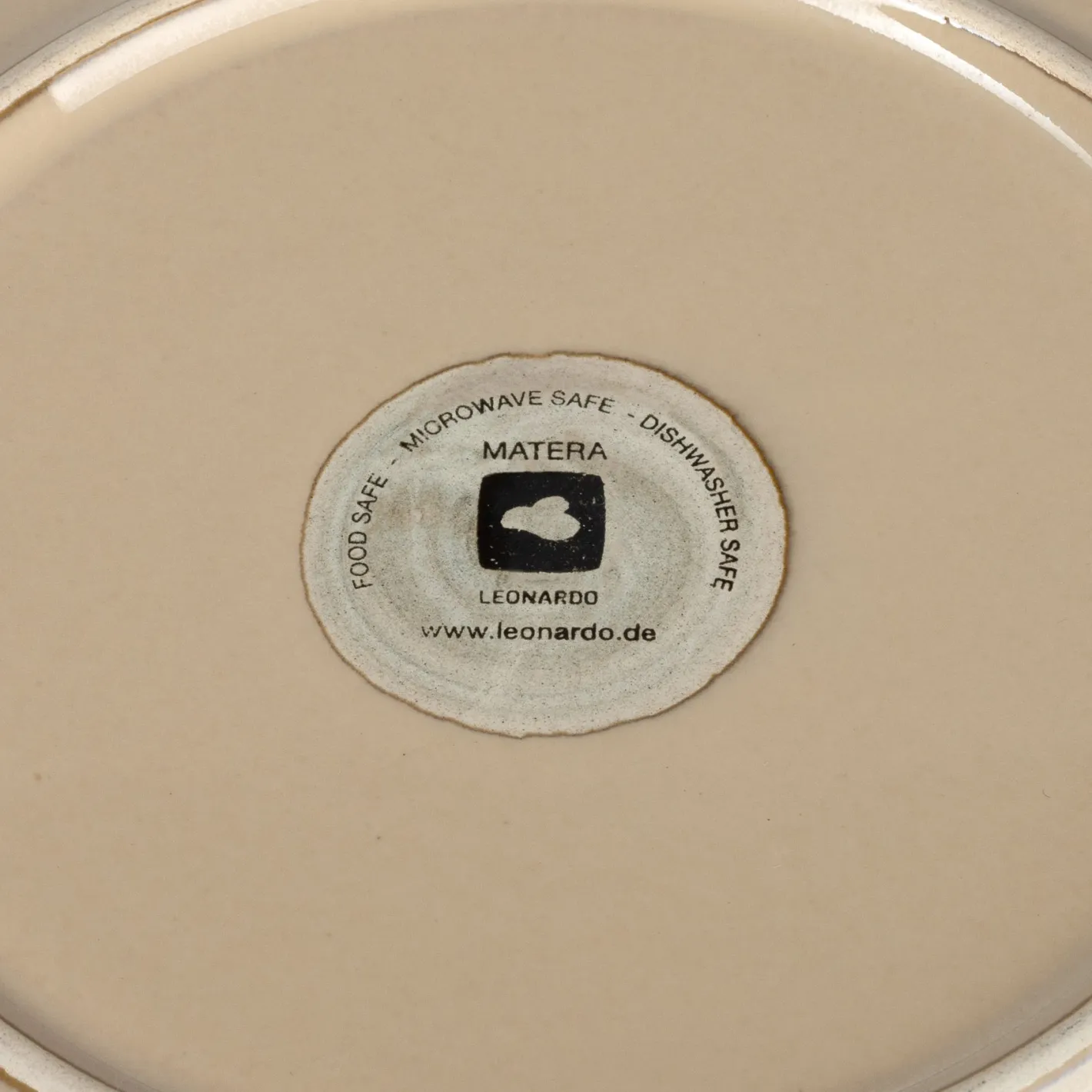 Keramikteller MATERA 23 cm beige 6er-Set*LEONARDO Clearance