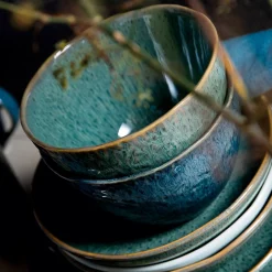 Keramikteller MATERA 21 cm blau tief 6er-Set*LEONARDO New