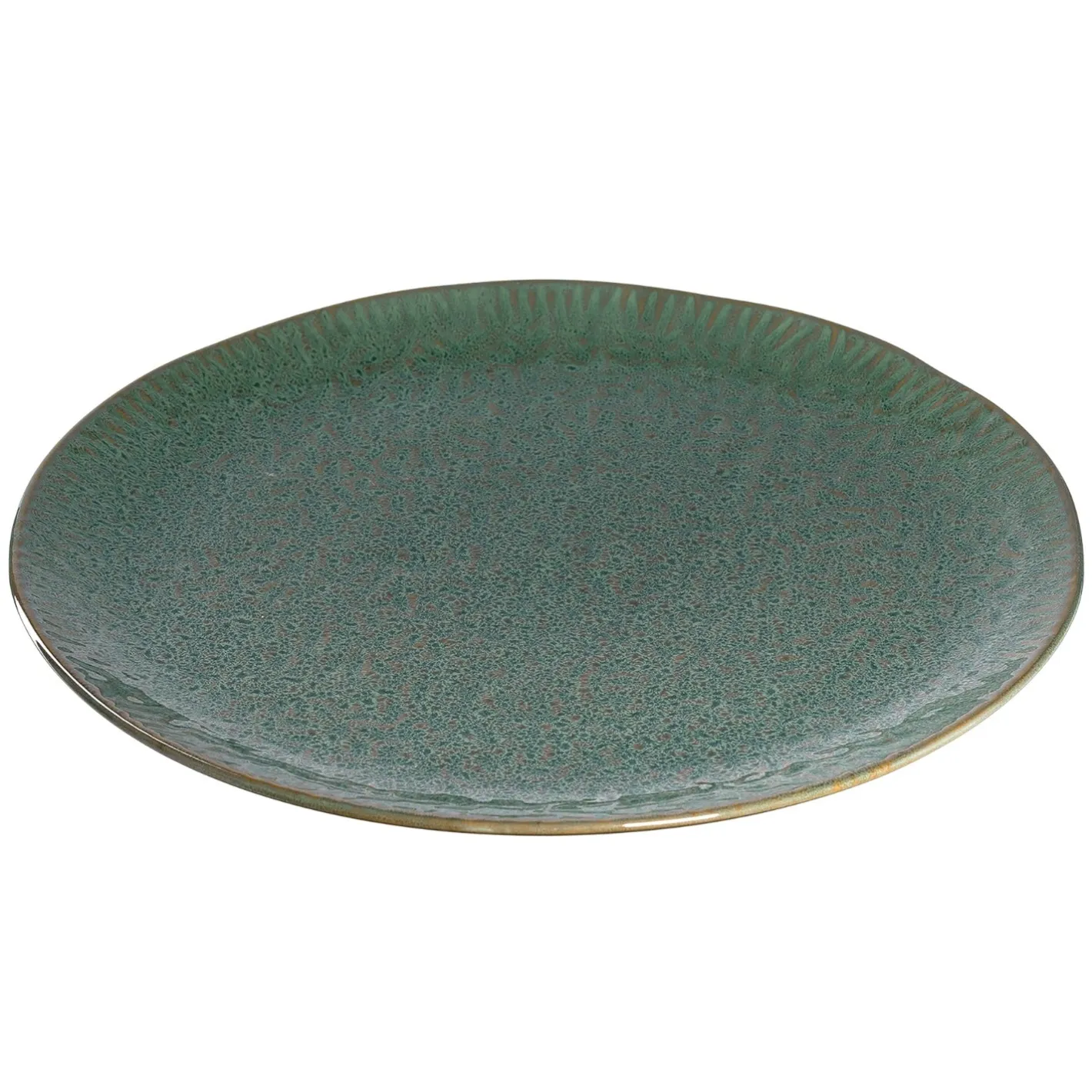 Keramikteller MATERA 32 cm grün*LEONARDO