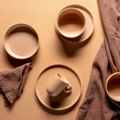 Keramikteller ROMA 27 cm apricot 6er-Set*LEONARDO