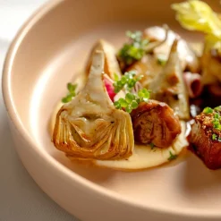 Keramikteller ROMA 20 cm apricot tief 6er-Set*LEONARDO Outlet