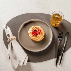 Keramikteller ROMA 22 cm beige 6er-Set*LEONARDO New