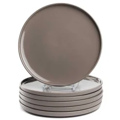 Keramikteller ROMA 27 cm taupe 6er-Set*LEONARDO Hot