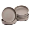 Keramikteller ROMA 20 cm taupe tief 6er-Set*LEONARDO Sale
