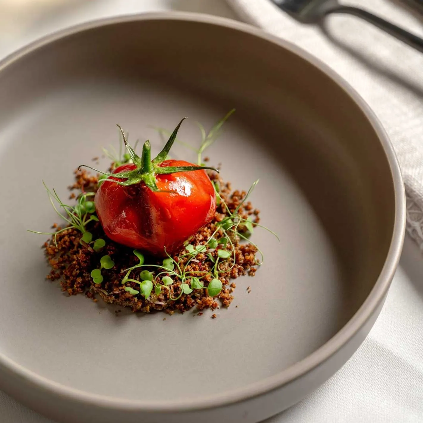 Keramikteller ROMA 20 cm taupe tief 6er-Set*LEONARDO Sale