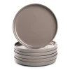 Keramikteller ROMA 22 cm taupe 6er-Set*LEONARDO Discount
