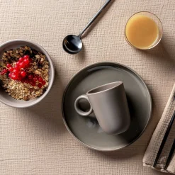 Keramikteller ROMA 22 cm taupe 6er-Set*LEONARDO Discount