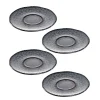 Keramikuntertasse MATERA 11 cm anthrazit 4er-Set*LEONARDO New