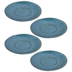 Keramikuntertasse MATERA 15 cm blau 4er-Set*LEONARDO Best