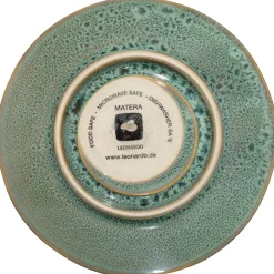 Keramikuntertasse MATERA 11 cm grün 4er-Set*LEONARDO