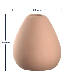 Keramikvase LUMINOSA 8 cm apricot*LEONARDO Discount