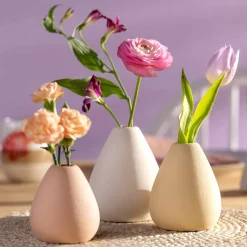 Keramikvase LUMINOSA 8 cm apricot*LEONARDO Discount