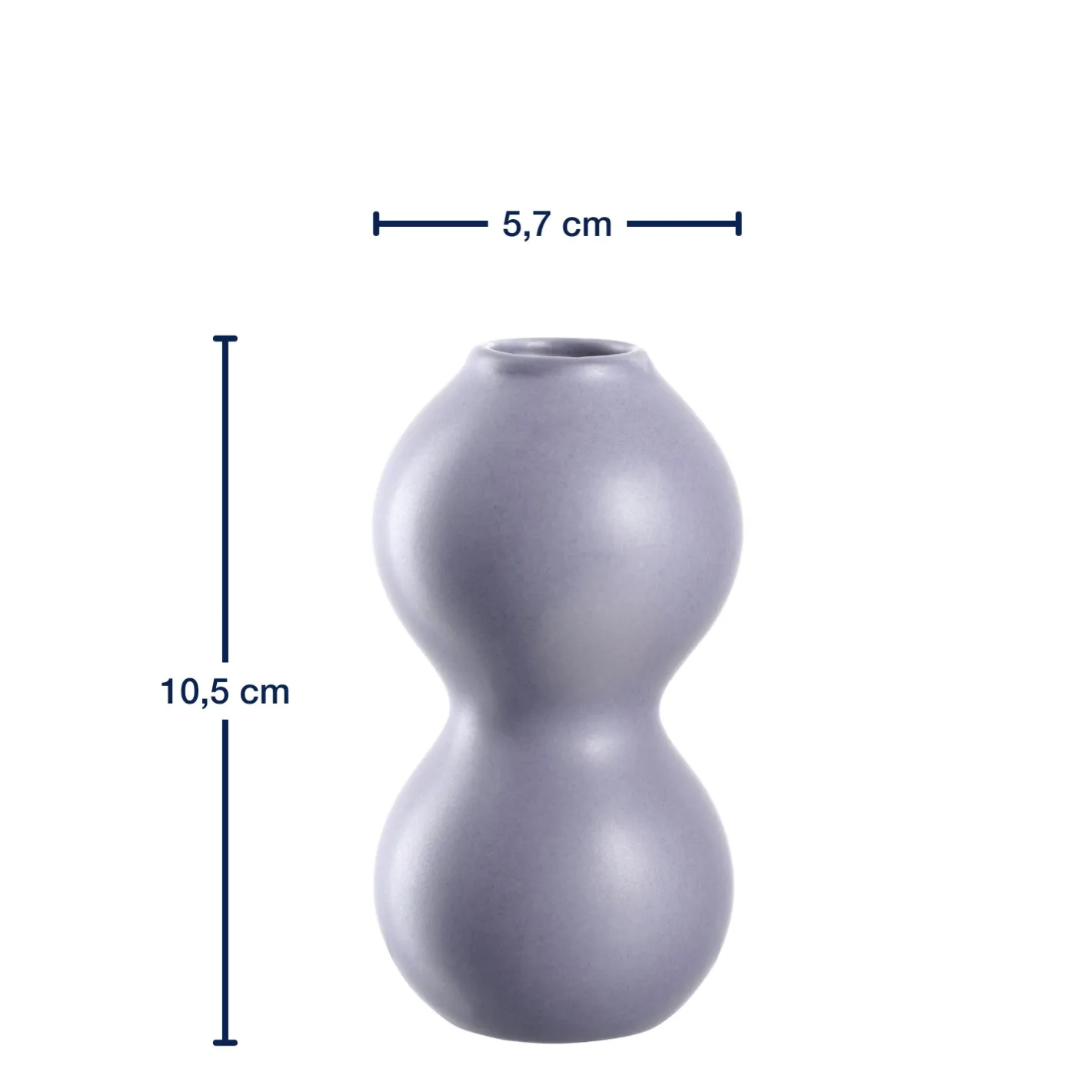 Keramikvase VIVACE 11 cm flieder*LEONARDO Clearance