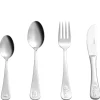 Kinderbesteck BAMBINI AVVENTURA silber 4-teilig*LEONARDO Clearance