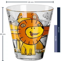 Kindertrinkset BAMBINI 9-teilig Löwe/Krokodil/Elefant*LEONARDO Discount