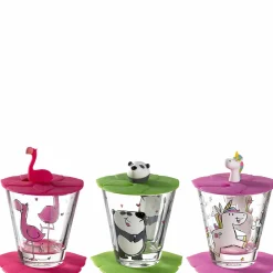 Kindertrinkset BAMBINI 9-teilig Flamingo Einhorn Panda*LEONARDO Sale