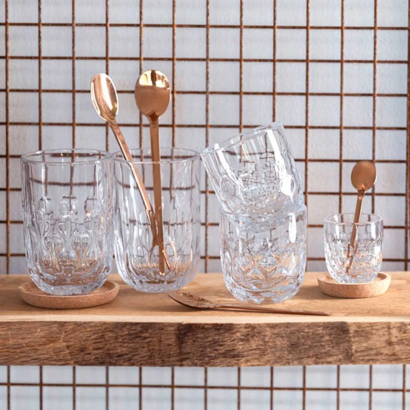 Korkuntersetzer GOCCE 9 cm 4er-Set*LEONARDO Sale