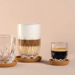 Korkuntersetzer GOCCE 6 cm 4er-Set*LEONARDO Hot