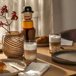 Latte Macchiato Glas GOCCE 380ml 2. Variante 2er-Set*LEONARDO Discount