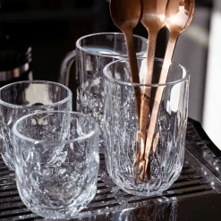 Latte Macchiato Glas GOCCE 380ml 3. Variante 2er-Set*LEONARDO Discount