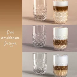 Latte Macchiato Set GOCCE 6-teilig*LEONARDO Outlet