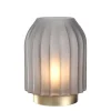 LED Lampe SILENZIO 22 cm grau satiniert*LEONARDO Best