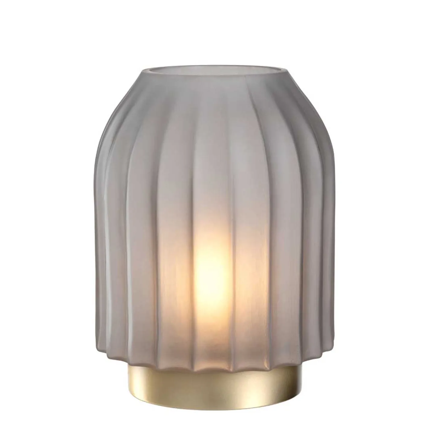 LED Lampe SILENZIO 22 cm grau satiniert*LEONARDO Best