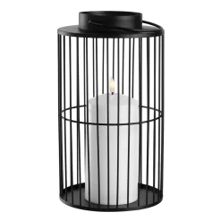 LED Laterne SILENZIO 26 cm schwarz*LEONARDO Online