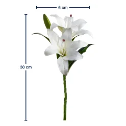 Lilie FIORE 38 cm weiß*LEONARDO Discount