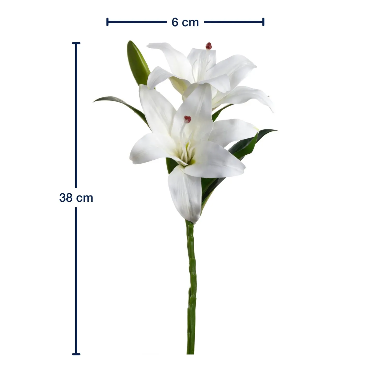 Lilie FIORE 38 cm weiß*LEONARDO Discount